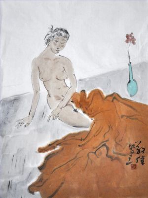 Contemporary Artwork by Fan Jingwei - Figure in Ancient Costume