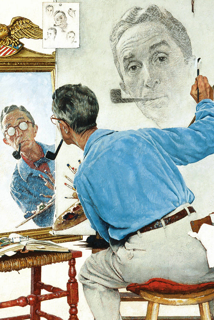 Contemporary Oil Painting Artist Norman Rockwell