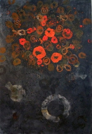 Contemporary Oil Painting - Poppies