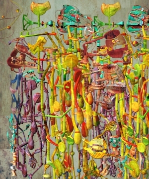 Contemporary Paintings - Still from Cities of Inextricable Velocities