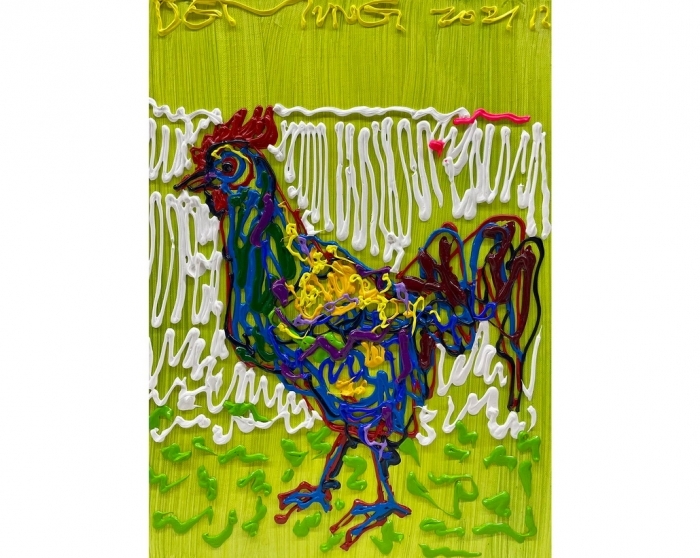 Angelo Zappacosta's Contemporary Various Paintings - Rooster 