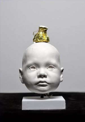 Contemporary Sculpture - The Boy Who Was Rich in White Stuff