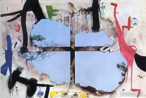 Contemporary Artwork by Joan Miro - Burnt Canvas I