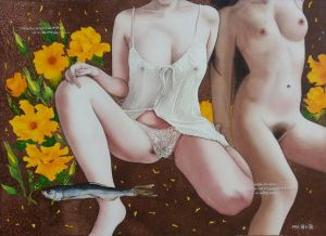 Diary of A Lover 5 - Contemporary Various Paintings Art