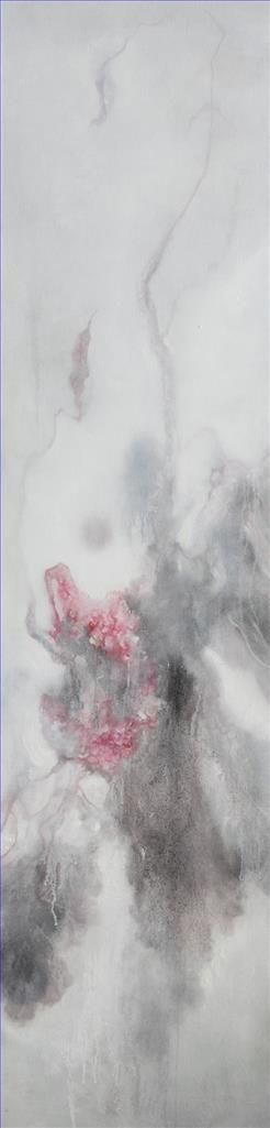 Contemporary Oil Painting - Zen Flowers 4
