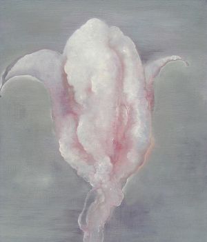 Contemporary Oil Painting - Zen Flowers