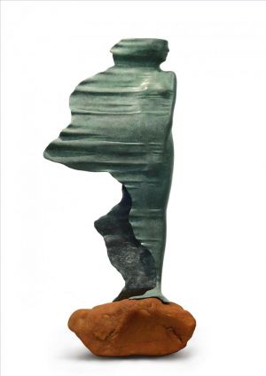 Contemporary Sculpture - Waiting in The Wind