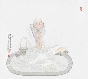 Practice Meditation - Contemporary Chinese Painting Art